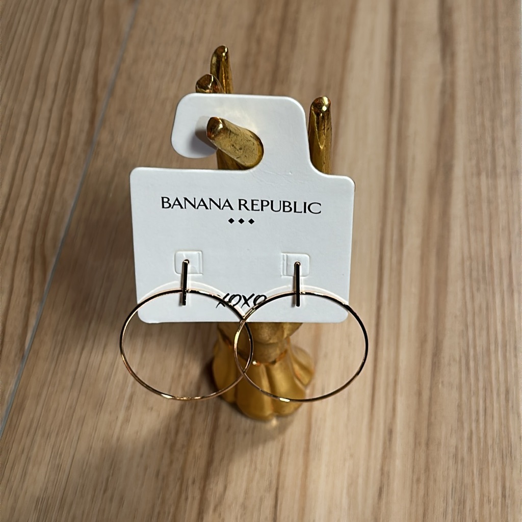 Banana Republic Gold Hoop Earrings